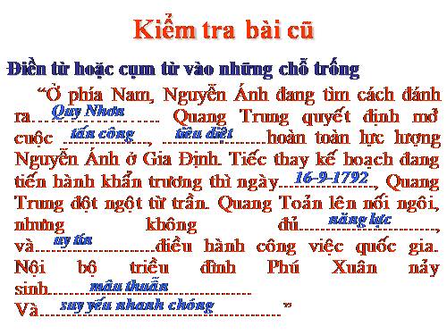 Bài 27. Chế độ phong kiến nhà Nguyễn