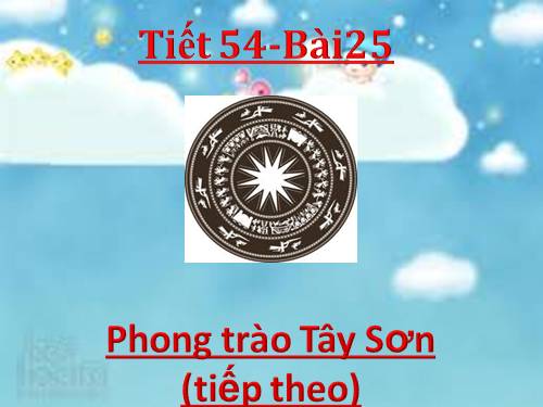 Bài 25. Phong trào Tây Sơn