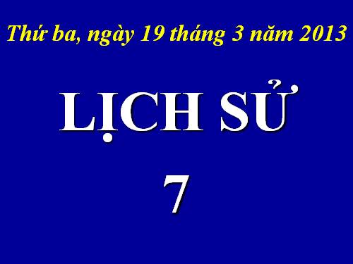 Bài 25. Phong trào Tây Sơn