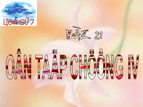 Bài 21. Ôn tập chương IV