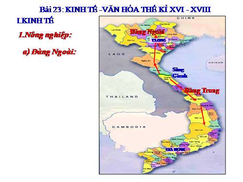 Bài 23. Kinh tế, văn hoá thế kỉ XVI - XVIII