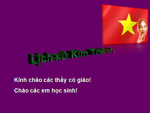 lịch sử 7địa phương- Kim Thành