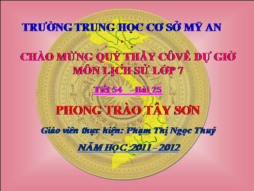 Bài 25. Phong trào Tây Sơn