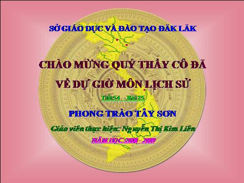 Bài 25. Phong trào Tây Sơn