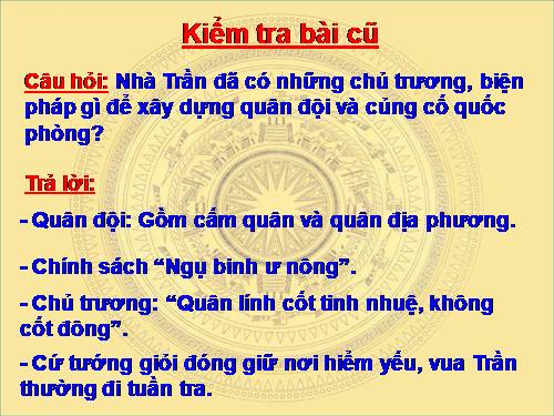 Bài 14. Ba lần kháng chiến chống quân xâm lược Mông - Nguyên (thế kỉ XIII)