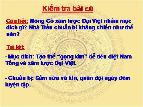 Bài 14. Ba lần kháng chiến chống quân xâm lược Mông - Nguyên (thế kỉ XIII)