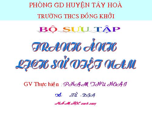 tư liệu lich sử