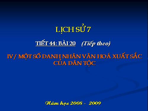 Bài 20. Nước Đại Việt thời Lê sơ (1428 - 1527)