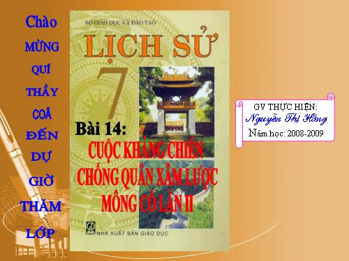 Bài 14. Ba lần kháng chiến chống quân xâm lược Mông - Nguyên (thế kỉ XIII)