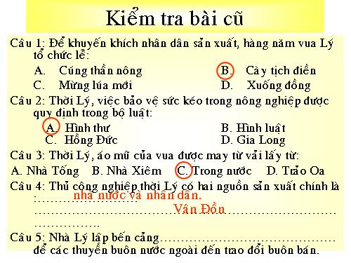 Bài 12. Đời sống kinh tế, văn hoá