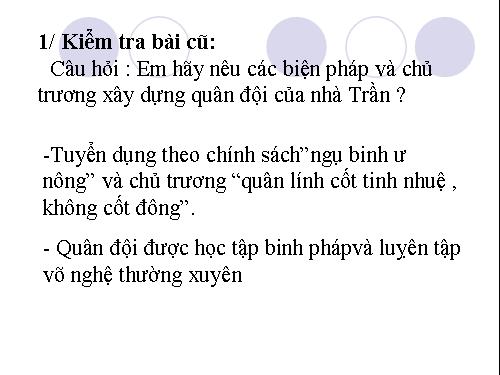 Bài 14. Ba lần kháng chiến chống quân xâm lược Mông - Nguyên (thế kỉ XIII)