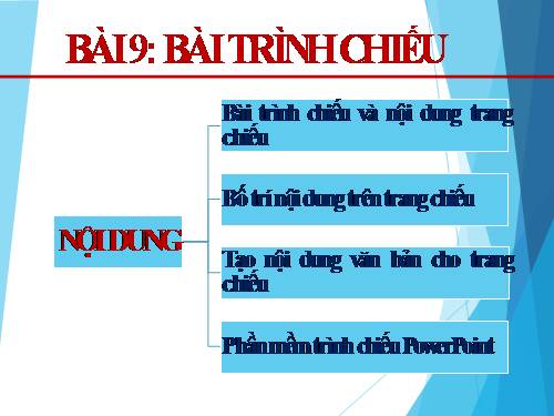 Bài 9. Bài trình chiếu