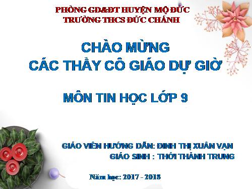 Bài 12. Tạo các hiệu ứng động