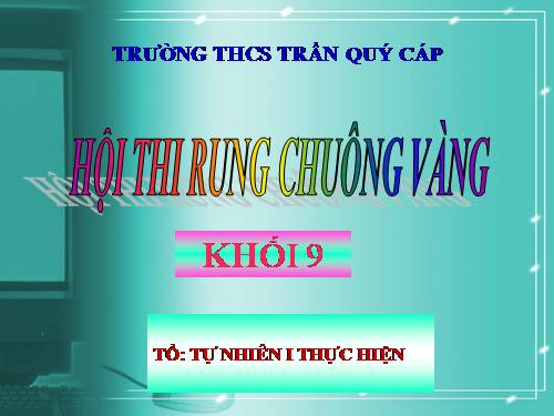 rung chuông vàng 9