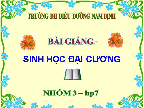 NHIỄM SẮC THỂ NHƯỜI