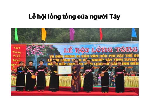 Lễ hội dân tộc hay