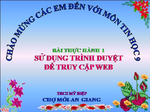 Bài thực hành 1. Sử dụng trình duyệt để truy cập web