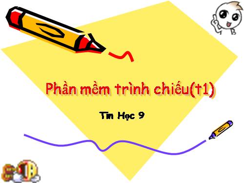 Bài 8. Phần mềm trình chiếu