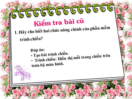 Bài 9. Bài trình chiếu