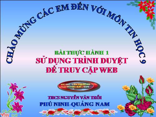 Bài thực hành 1. Sử dụng trình duyệt để truy cập web