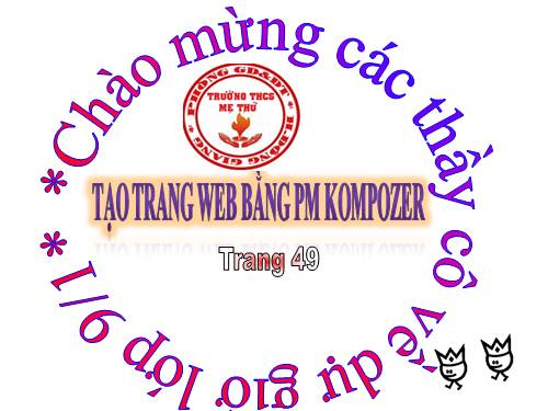 Bài 5. Tạo trang web bằng phần mềm Kompozer