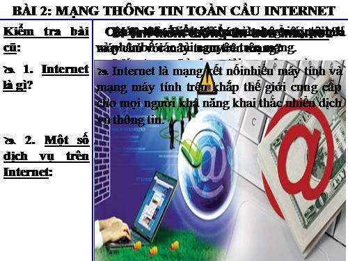 Bài 2. Mạng thông tin toàn cầu Internet