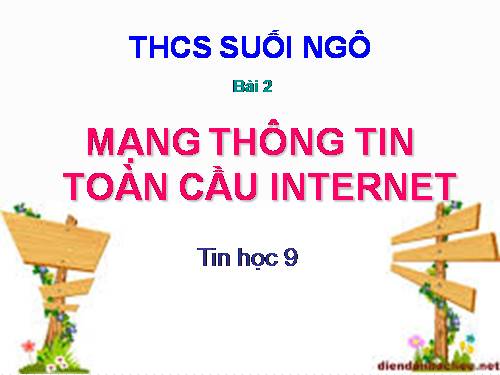 Bài 2. Mạng thông tin toàn cầu Internet