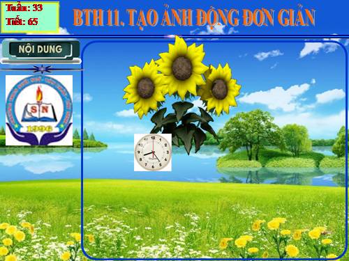 Bài thực hành 11. Tạo ảnh động đơn giản