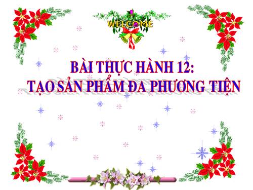 Bài thực hành 12. Tạo sản phẩm đa phương tiện