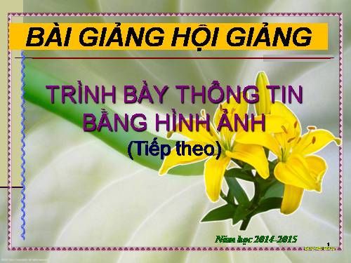 Bài thực hành 8. Trình bày thông tin bằng hình ảnh