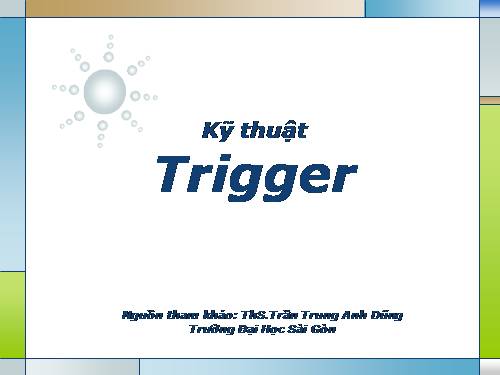 Ứng dụng kỹ thuật trigger trên Powerpoint2003