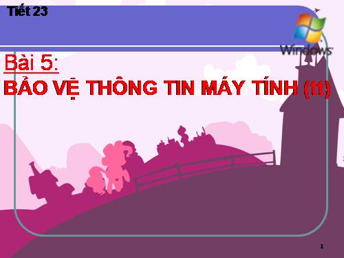 Bài thực hành 5. Sao lưu dự phòng và quét virus