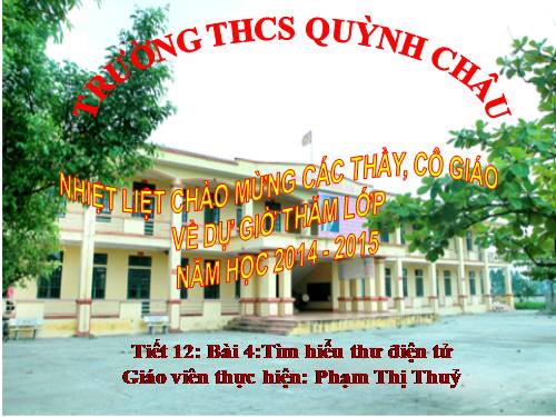 Bài 4. Tìm hiểu thư điện tử