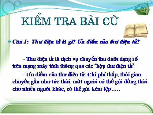 Bài 4. Tìm hiểu thư điện tử