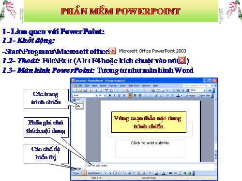 Bài 8. Phần mềm trình chiếu