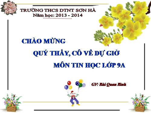 Bài 12. Tạo các hiệu ứng động