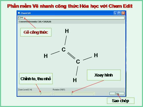 PHAN MEM VE CONG THUC HOA HOC