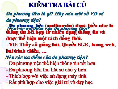 Bài 13. Thông tin đa phương tiện