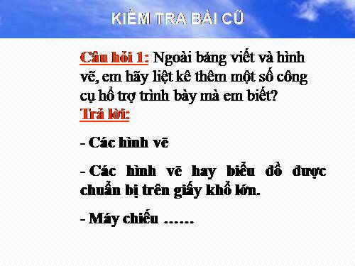 Bài 9. Bài trình chiếu