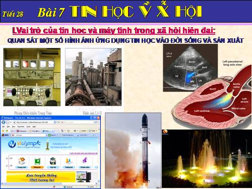 Bài 7. Tin học và xã hội