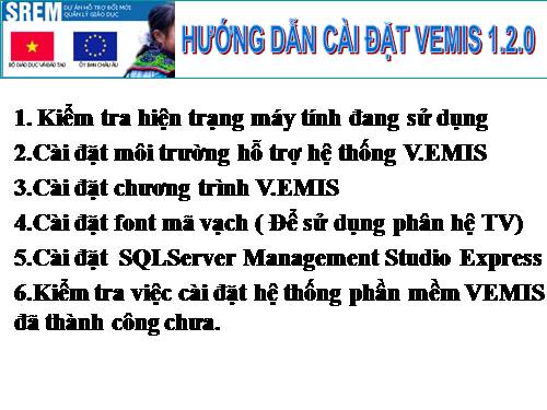 Hướng dẫn cài Vemis