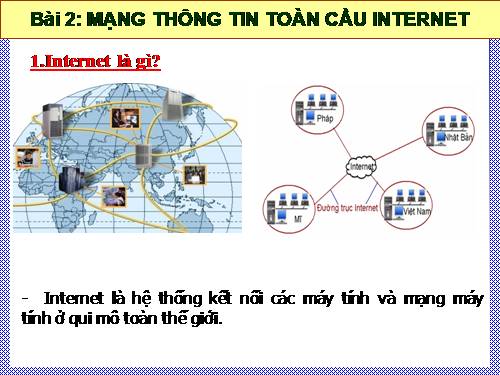 Bài 2. Mạng thông tin toàn cầu Internet