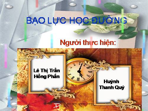 Bạo lực học đường (9A3)