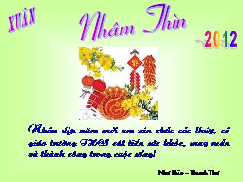 Chúc Mừng Năm Mới 2012