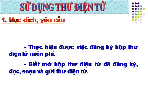 Bài thực hành 3. Sử dụng thư điện tử