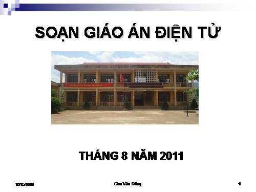 hướng dẫn soạn giáo án bang powerpoint