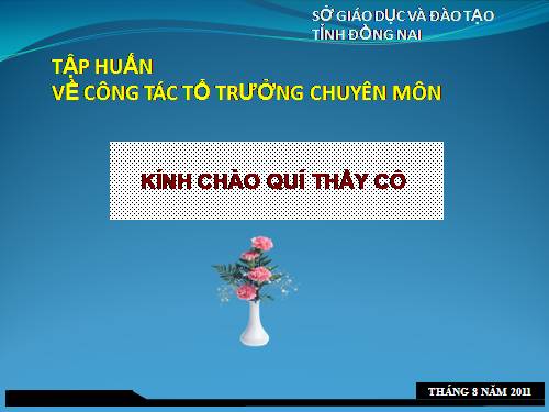 TL tâp huấn TTCM chuyên đề 2