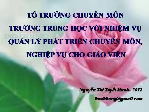 TL tập huấn TTCM chuyên đề 4