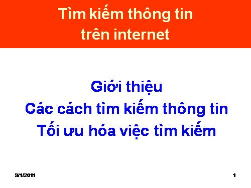 Bài 2. Mạng thông tin toàn cầu Internet