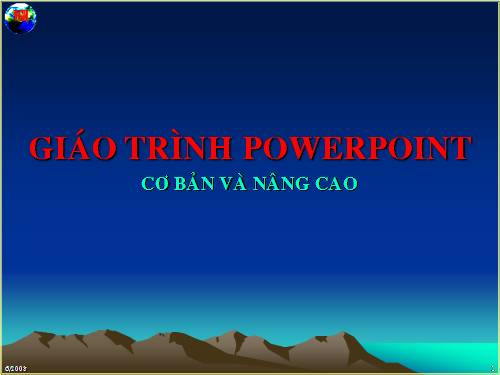 Bai giang PowerPoint